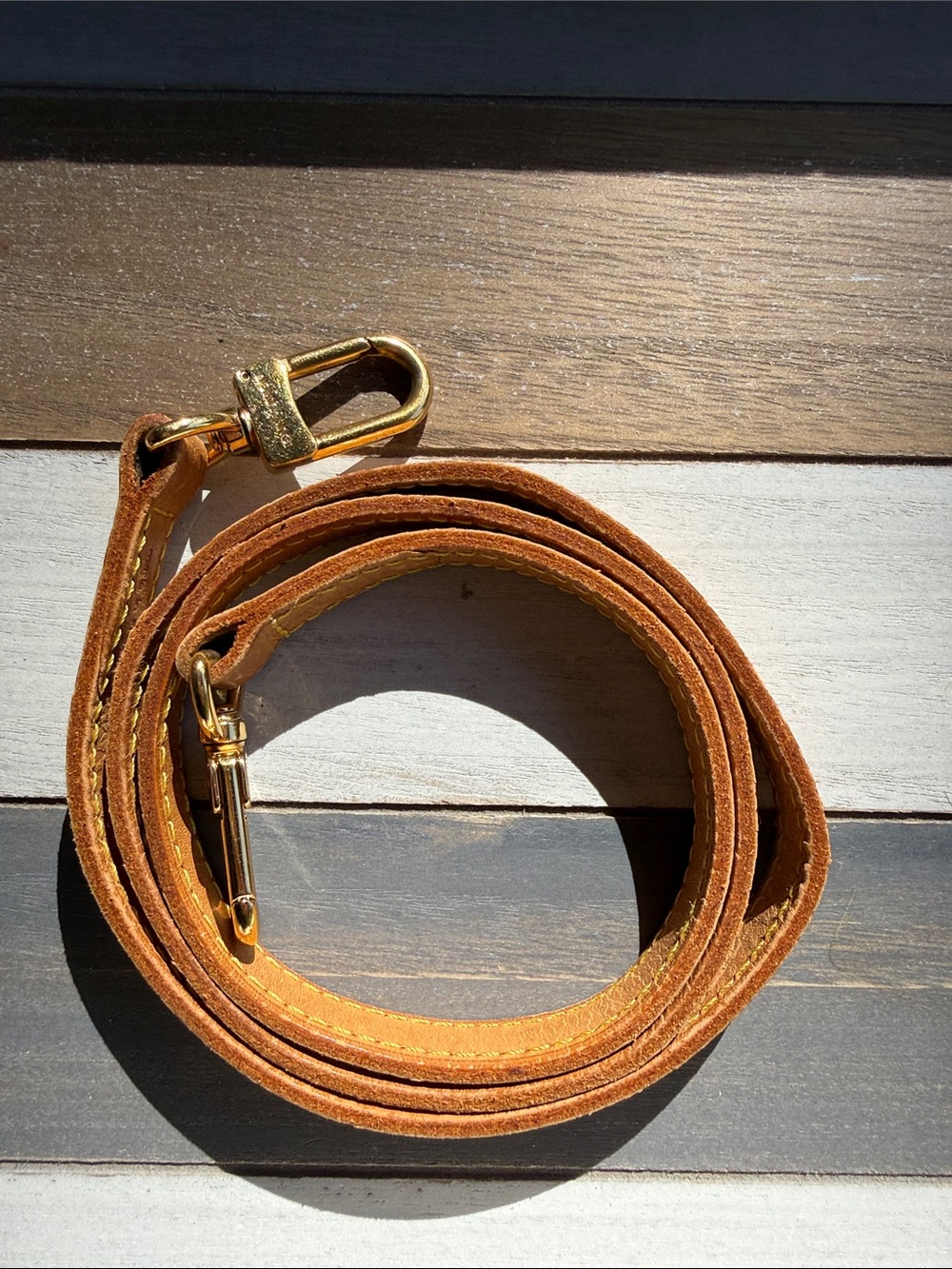 Authentic LOUIS VUITTON Vachetta 16mm Strap - Picture 2 of 14